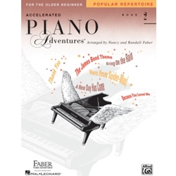 Faber Accelerated Piano Adventures for the Older Beginner Popular Repertoire Book 2; FF1479
