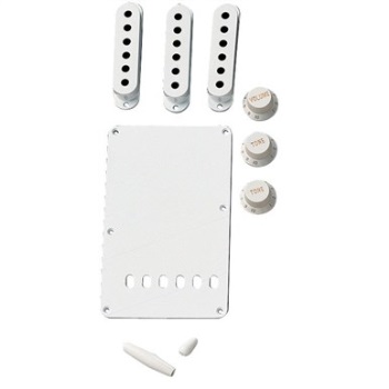 Fender Stratocaster Vintage Style Accessory Kit, Aged White