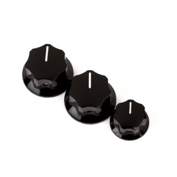 Fender Jazz Bass Knobs, Black