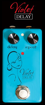VIOLET Delay Seven Sisters Effects Pedal