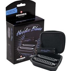 Hohner HBP Hoodoo Blues 3-Harmonica Pack