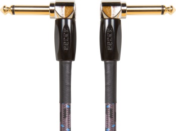 Boss BIC-3AA 3 foot Instrument Cable; Angled to Angled Plug