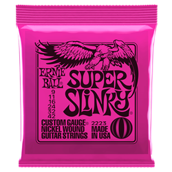 Ernie Ball Super Slinky Nickel Wound Electric Guitar Strings - 9-42 Gauge