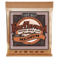 Ernie Ball Earthwood Medium Phosphor Bronze Acoustic Guitar Strings - 13-56 Gauge