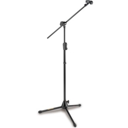 Hercules EZ Clutch Tripod Microphone Stand W/2 In 1 Hideaway Boom; MS533B