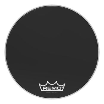 Remo Powermax 2 Ebony Crimplock Bass Drumhead