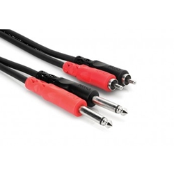 Hosa CPR202 Dual RCA to Dual 1/4" Patch Cable
