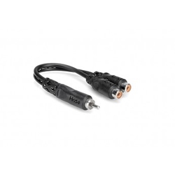 Hosa YRA104 Male RCA to Dual Female RCA Y-Adaptor