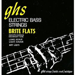 GHS L3075 Bright Flats Light Gauge Long Scale Bass Strings