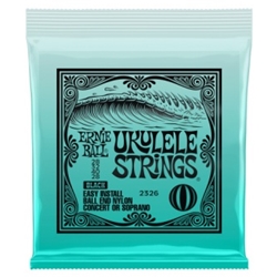 Ernie Ball Concert/Soprano Nylon Ball-End Ukulele Strings - Black