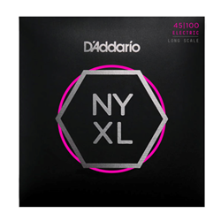 D'Addario NYXL45100 Bass Guitar String Set, long Scale, Regular Light 45-100