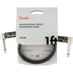 Fender 1ft Professional Series Ang/Ang Instrument Cable