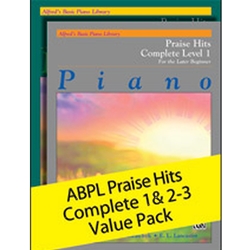 Alfred Praise Hits Complete Level 1-3 Pack; AL00106363