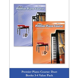 Alfred Premier Piano Course Duet Level 3 and 4 Value Pack; AL00106699