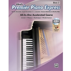 Alfred Piano Express All-In-One Accellerated Course Book 3; 00-46067