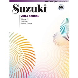 Suzuki Viola School, Viola Part Book and CD Volume 2; 00-40688