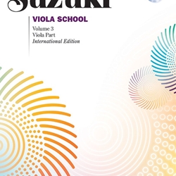 Suzuki Viola School, Viola Part Book and CD Volume 3; 00-40691