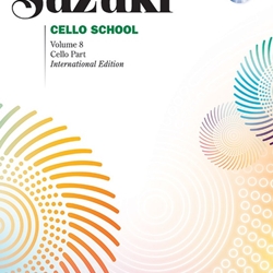 Suzuki Cello School, Cello Part Book and CD Volume 8; 00-40754