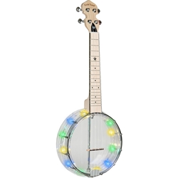 Gold Tone Little Gem LIght-Up Banjo Ukulele; LGLT