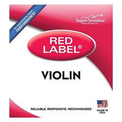 Super Sensitive Red Label Violin Single E String