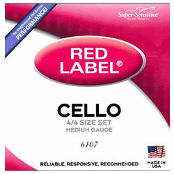 Super Sensitive Red Label Cello String Set