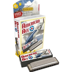 Hohner American Ace Harmonica; 02BX