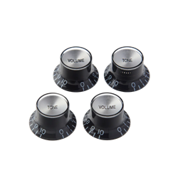 Gibson Top Hat Knobs with Metal Inserts