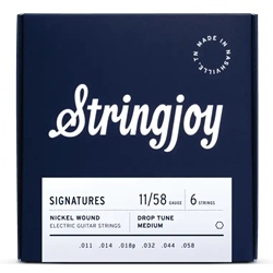 Stringjoy Signature Drop Tune Nickel Wound Electric Guitar String Set