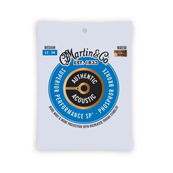 Martin Authentic Acoustic Custom Medium SP Phosphor Bronze Guitar String Set
