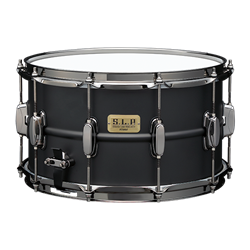 Tama S.L.P. Big Black Steel Snare Drum, 14"X8"
