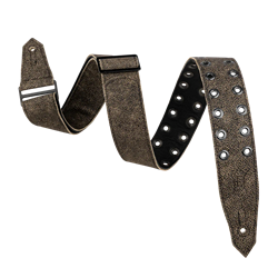 Levy's Leather Rebel Leathers Series Eyelet Instrument Strap