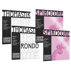 Thomastik Spirocore Tungsten & Rondo Cello String Set; SPI-RONDO