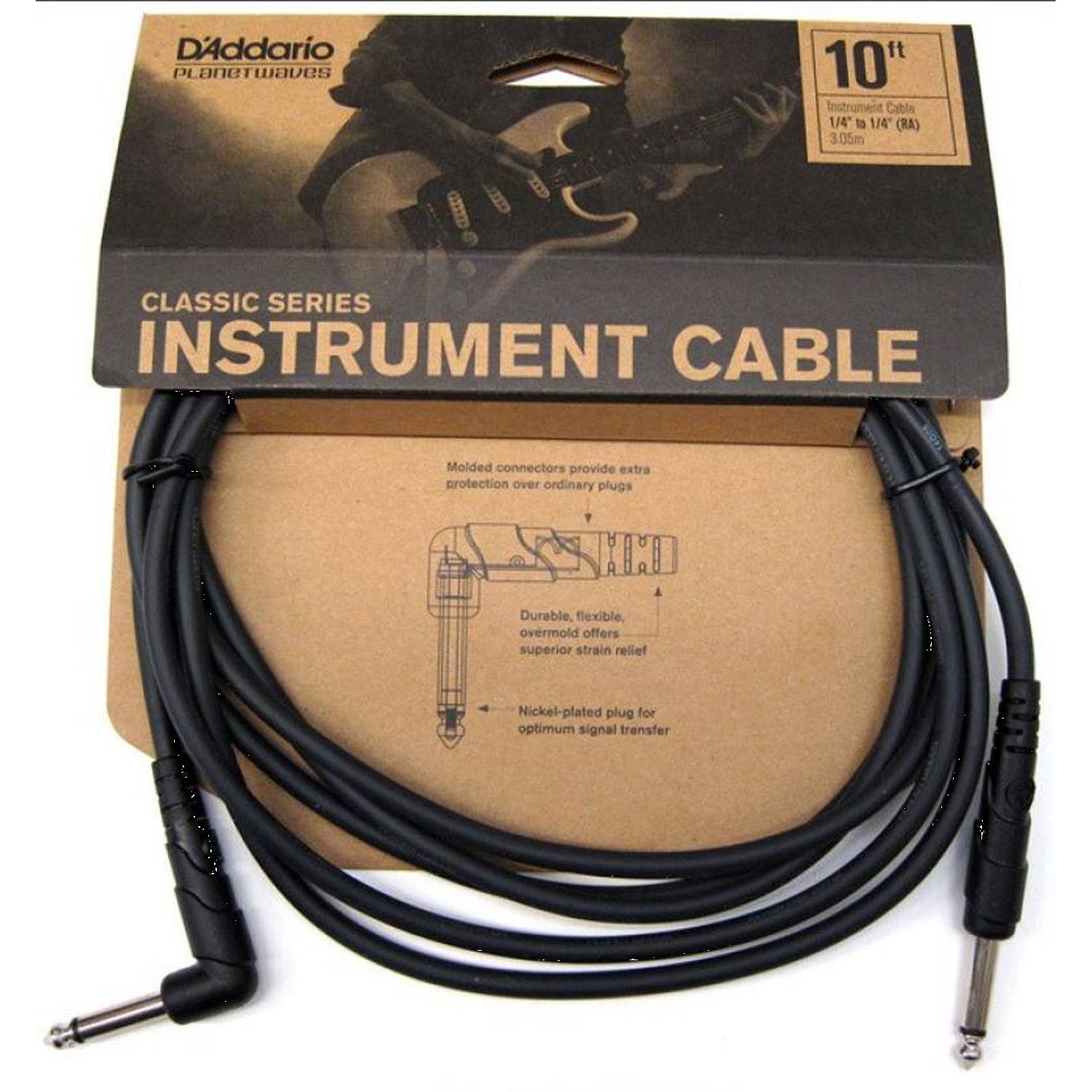 Cable Guitarra Planet Waves Pwcgt10 Classic 10´ — Palacio de la Música